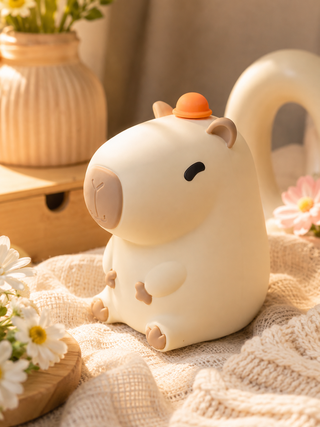 The Cozy Capybara™ Night Light | Touch-Control LED Lamp ⭐⭐⭐⭐⭐