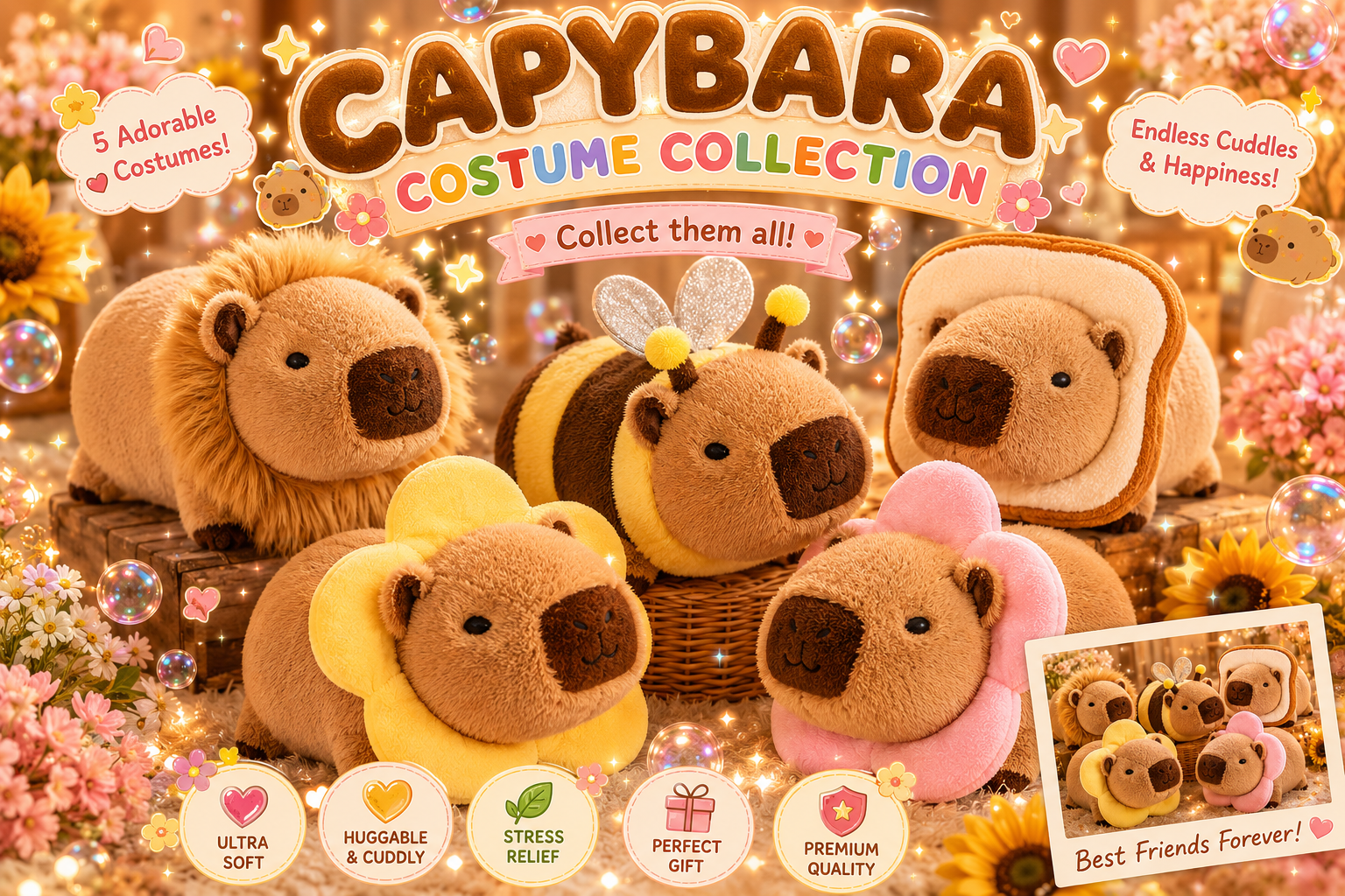 The Cozy Capybara™ Costume Collection ⭐⭐⭐⭐⭐⭐