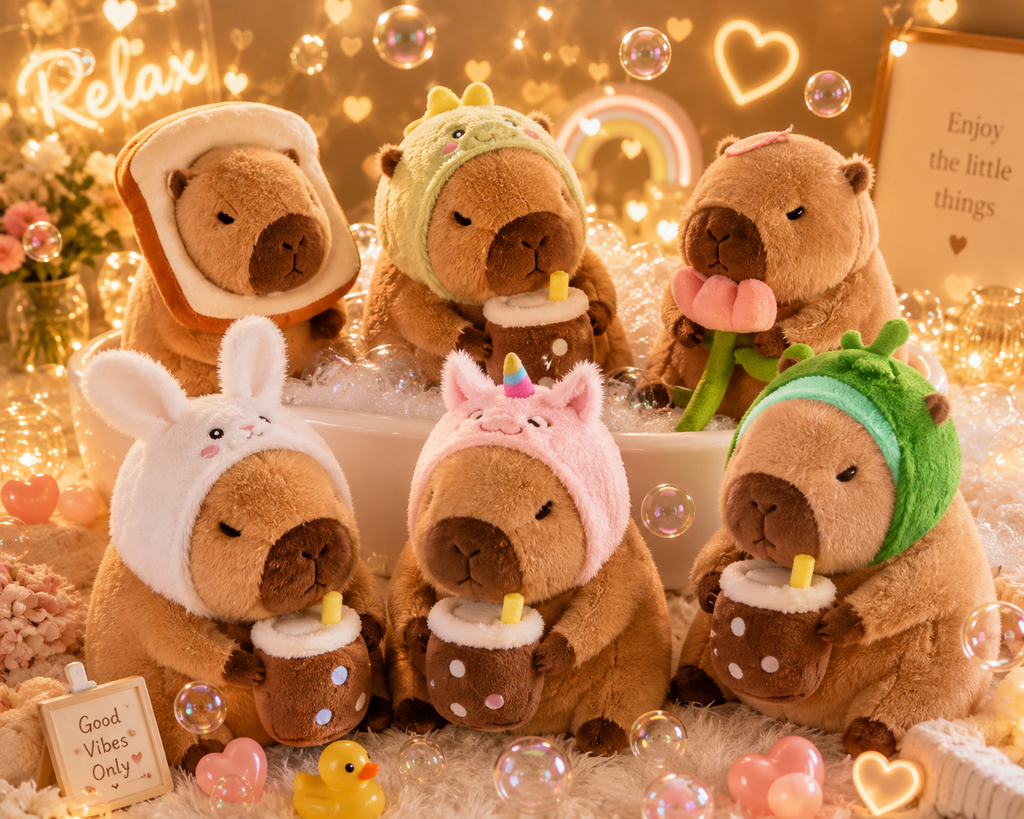 The Cozy Capybara™ Collection Plush - Free US Shipping ⭐⭐⭐⭐⭐