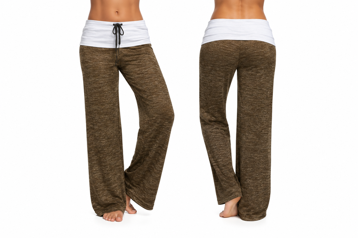 Women’s Fold-Over Lounge Pants - Free US Shipping