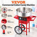 VEVOR 1000W Commercial Cotton Candy Machine with Red Cart- Free US Shipping