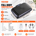 Black Vibration Plate with Resistance Bands - Free US Shipping